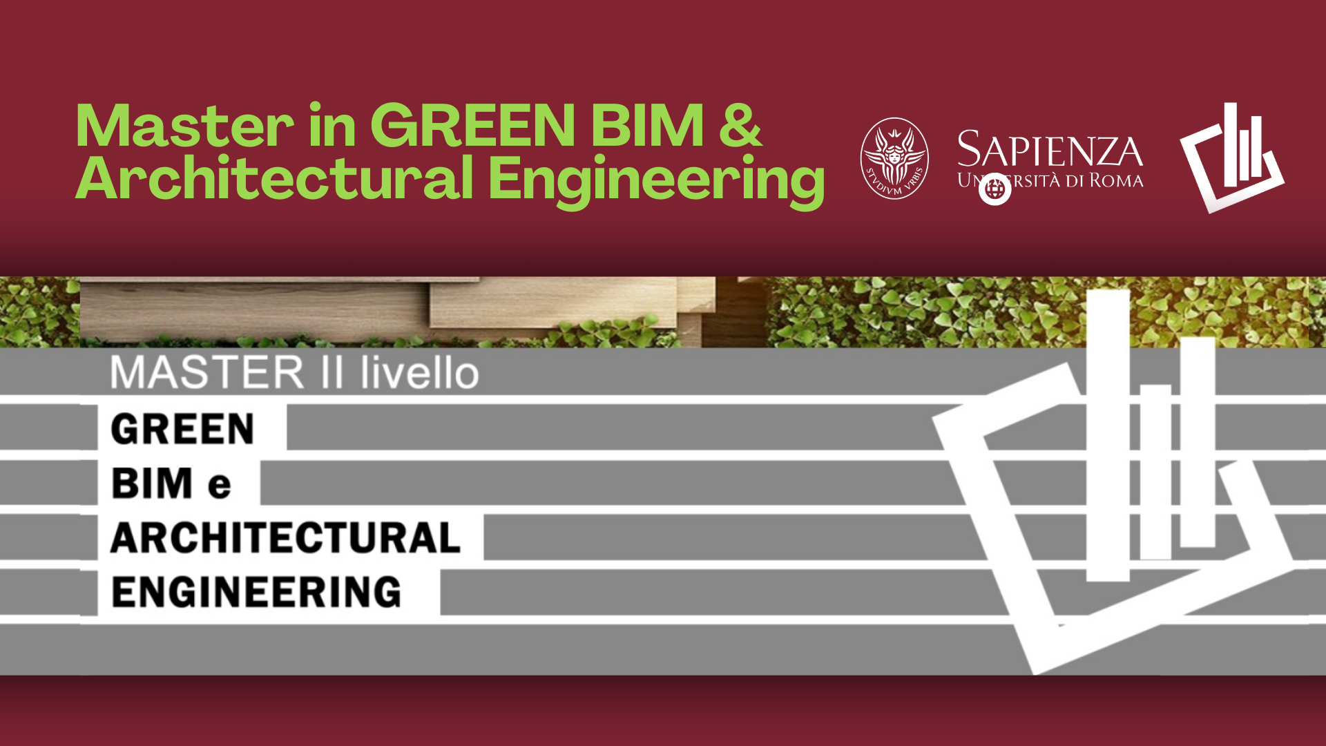 master Green BIM Sapienza