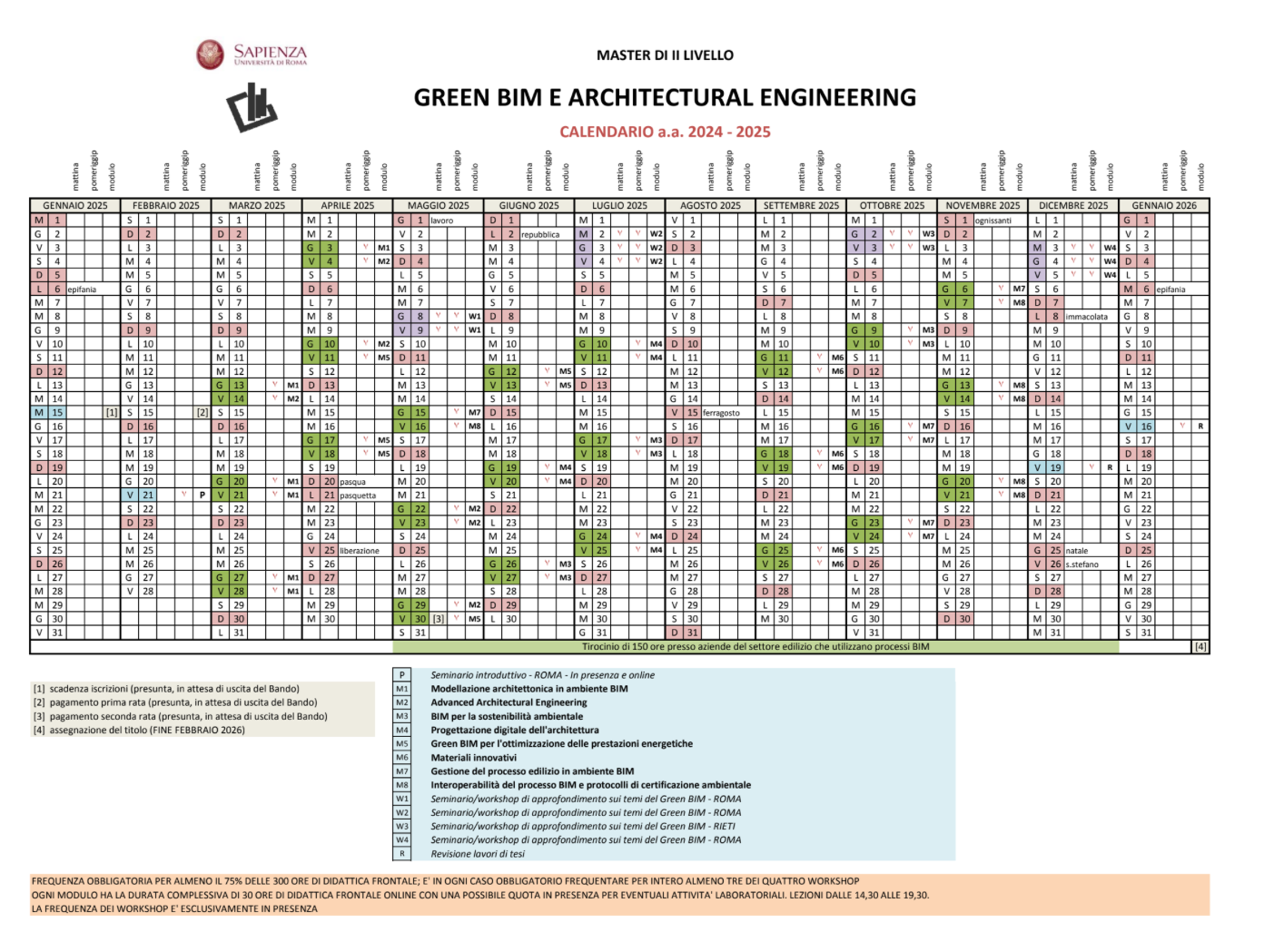 calendario didattico